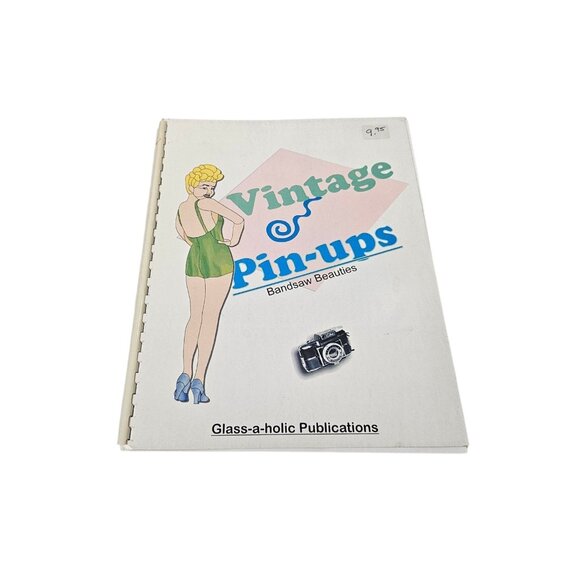 Vintage Pin-ups Bandsaw Beauties Stained Glass Pattern Book Glass-a-holic Crafts - Picture 1 of 8